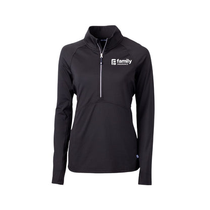 Womens Adapt Eco Recycled Quarter Zip Pullover