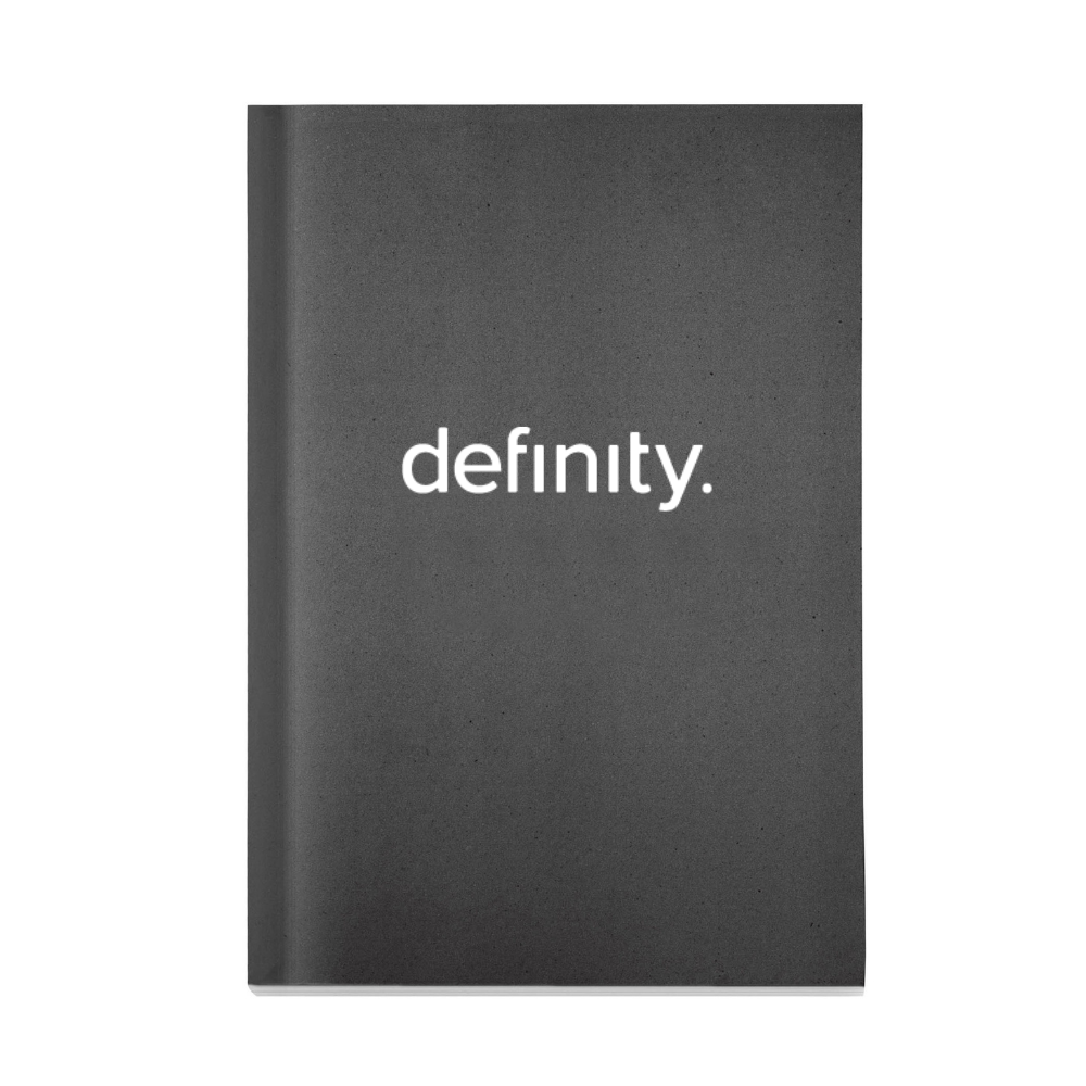Perfect Bound Eco Notebook - Black – Definity Merchandise Store